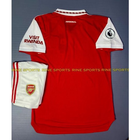 Bộ áo bóng đá Arsenal Đỏ sân nhà Super có hàng Thailand 2022-2023 Giống thi đấu 99%
