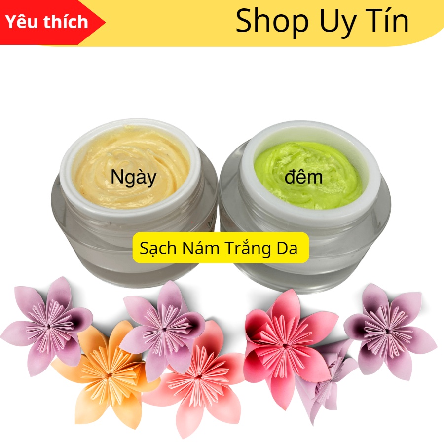 Bộ kem bong nám ngày đêm mờ thâm nám trắng da