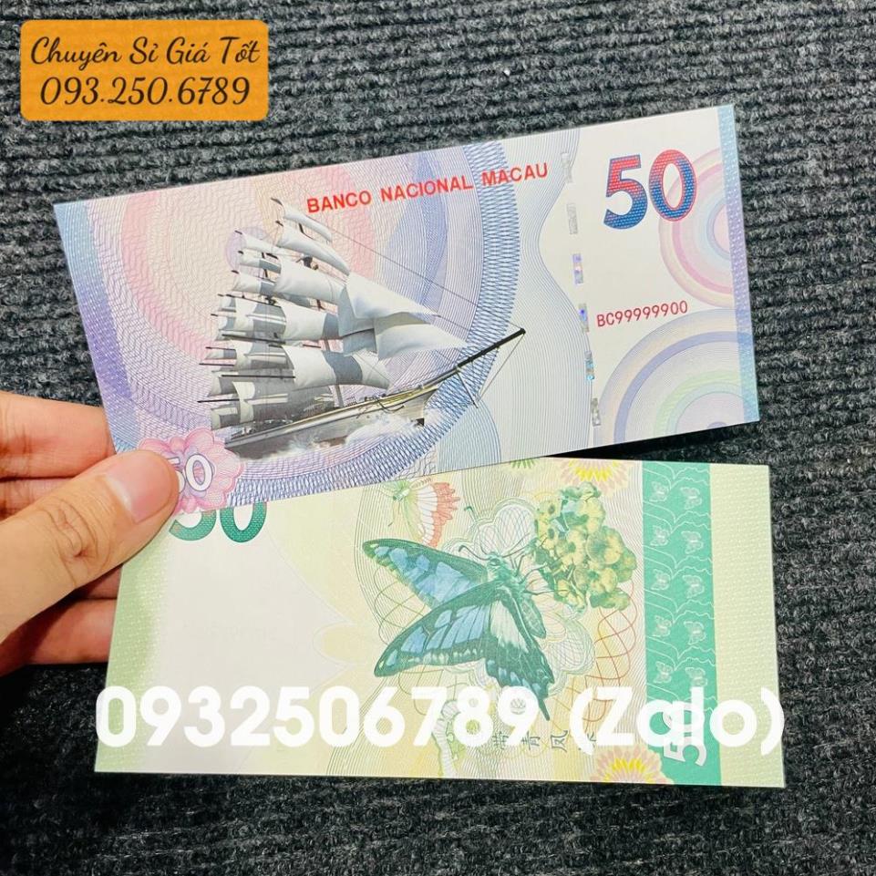 COMBO 10 Tờ Tiền Kỉ Niệm Thuận Buồm Xuôi Gió Của Macao , Phong Thủy May Mắn