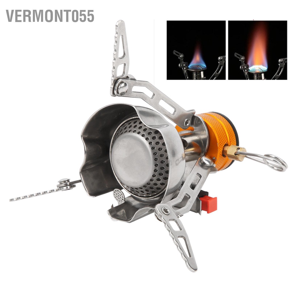 Có thể bán buôn Lò nướng cắm trại mini Bếp gas di động ngoài trời ga dã ngoại có thể gập lại được Vermont055 Hàng giao ngay