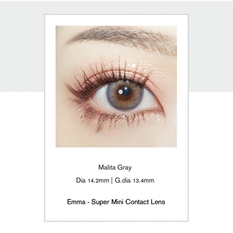 🌟Kính áp tròng Malita Gray/dòng lens 1 lần siêu tây xinh/Trang Emma Lens