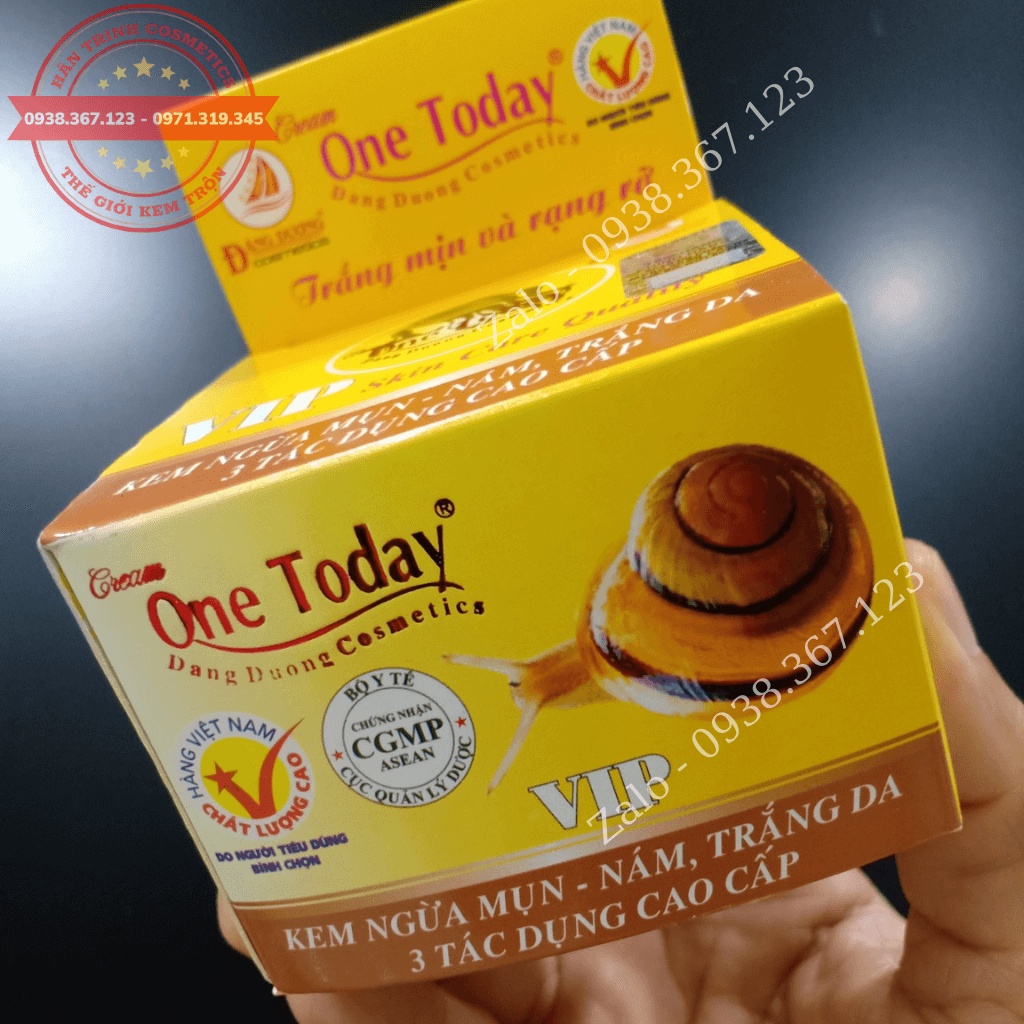 Kem One Today chính hãng ngừa mụn nám trắng da 3 tác dụng cao cấp Vip 15g - Mỹ Phẩm uyên Nhi
