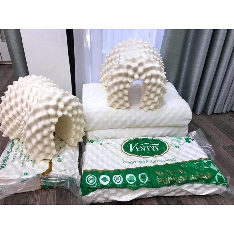 Gối Cao Su Non Ventry - Gối Đầu Người Lớn Luôn Tạo Sự Thoáng Mát Không Gây Hầm Nóng Thái Lan