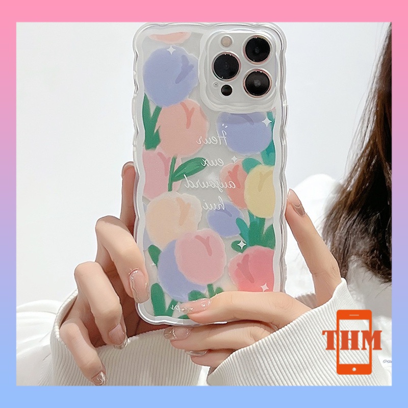Ốp lưng iphone Điện Thoại Họa Tiết Hoa Tulip 6/6plus/6s/6splus/7/7plus/8/8plus/x/xr/xs/11/12/13/pro/max/plus/promax