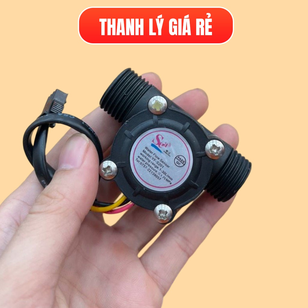 Cảm biến lưu lượng nước YF-S201 DN15