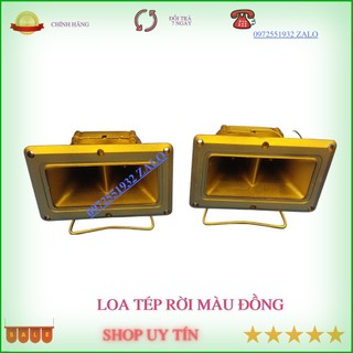 Loa treble rời gắn trực tiếp amli màu đồng chất nhé