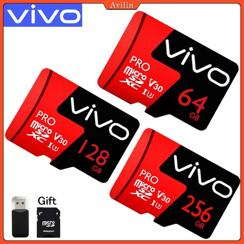 VIVO Thẻ Nhớ Micro SD 100% 100Gb 256GB TF Dung Lượng 16GB 32GB 64GB 128GB 256GB