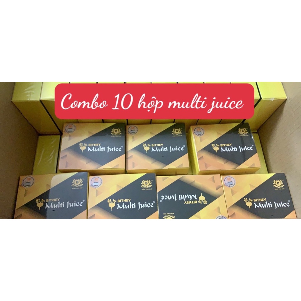 Combo 10 multi Juice Chính Hãng( vị mới)