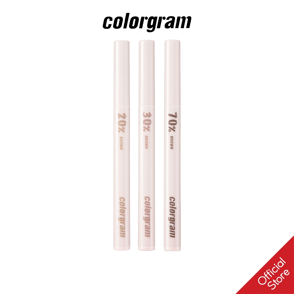 Bút Kẻ Mắt Trang Điểm Colorgram Shade Re-forming Brush Liner 0.15g