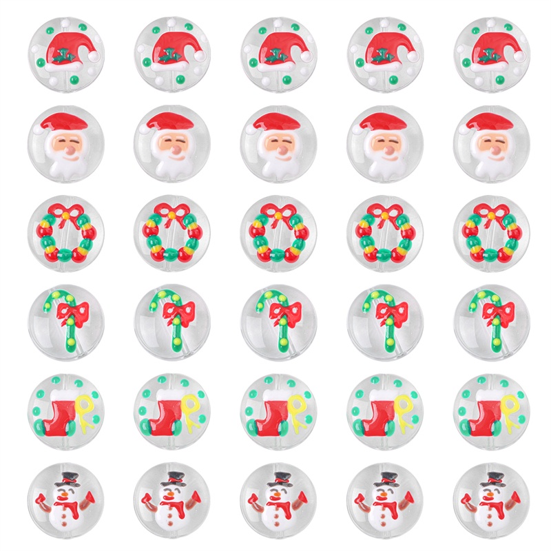 Túi Hạt Thủy Tinh Trong Suốt Hình Tròn 19mm Dùng Làm Đồ Trang Trí Thủ Công DIY