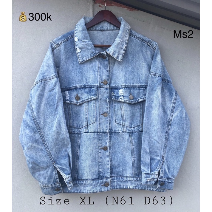 ÁO KHOÁC DENIM JEANS 2HAND CÓ SẴN