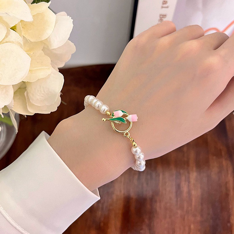 Vòng Tay Hình Hoa Tulip Thời Trang