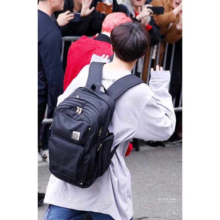 Balo nam QASA đi học đi làm du lịch thời trang size lớn nhiều ngăn chống nước có ngăn laptop phong cách thể thao