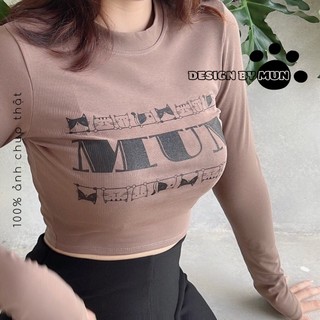 MUN.OFFICIAL ÁO CROPTOP DÀI TAY - LITTLE MUN
