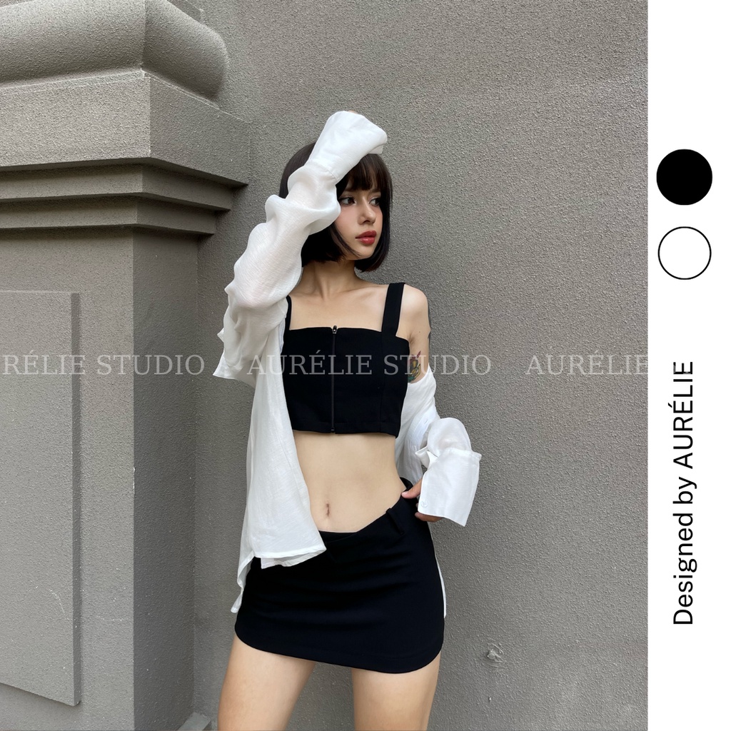 Áo sơmi sợi tơ HEBE SHIRT by AURÉLIE