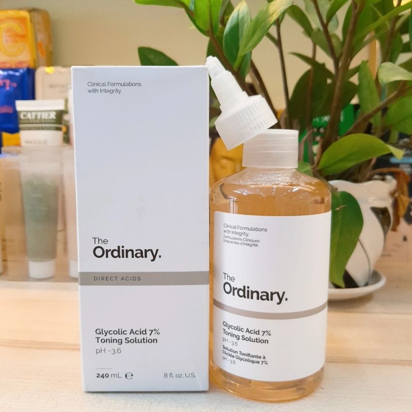 Toner The Ordinary, nước hoa hồng Ordinary Glycolic Acid 7% tẩy tế bào chết hóa học