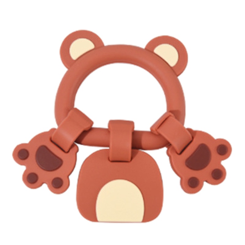 Vòng Tay Đồ Chơi Ngậm Mọc Răng Bằng Silicon Kiểu Hoạt Hình Dễ Thương Cho