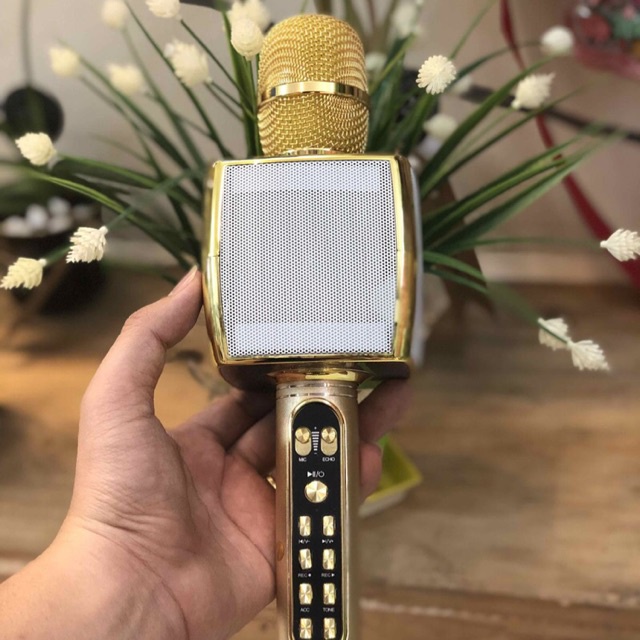 Mic Hát Karaoke YS-91 – Micro Bluetooth Kèm Loa 3 trong 1 Âm Thanh Cực Đỉnh