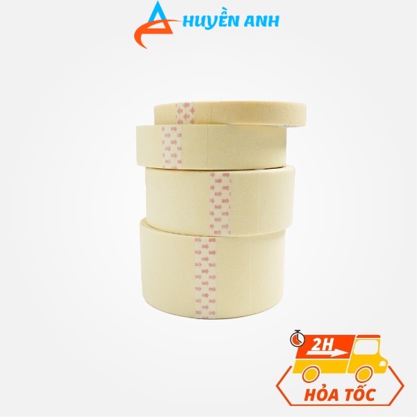 Băng keo giấy nhăn 1,2cm - 2,5cm - 5cm