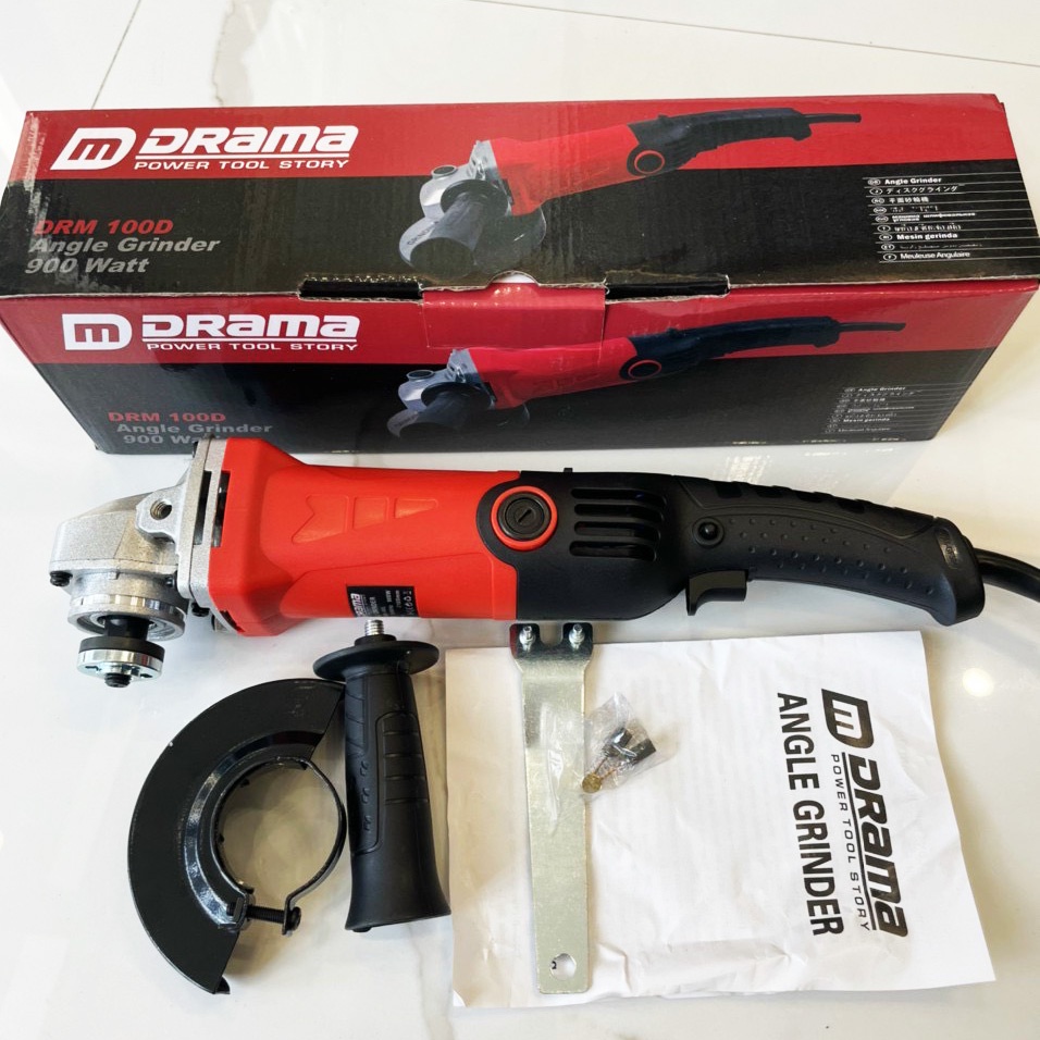 Máy Mài Góc Drama 750w có chỉnh tốc - Lõi đồng 100%