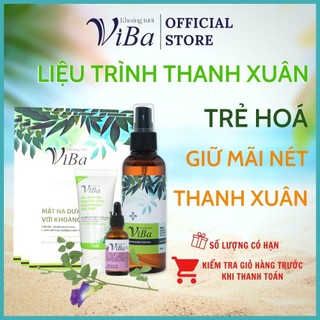 combo thanh xuân viba bộ sản phẩm chăm sóc da