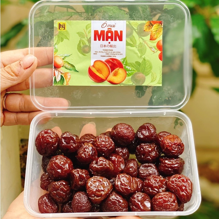 Ô mai mơ mận dẻo có hạt xuất Nhật🍟FREESHIP🍟hộp 500g LHYFOOD ăn vặt Hà Nội