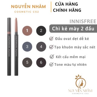 Bút Chì Kẻ Lông Mày 💖FREESHIP💖 CHÌ KẺ LÔNG MÀY AUTO EYEBROW PENCIL INNISFREE