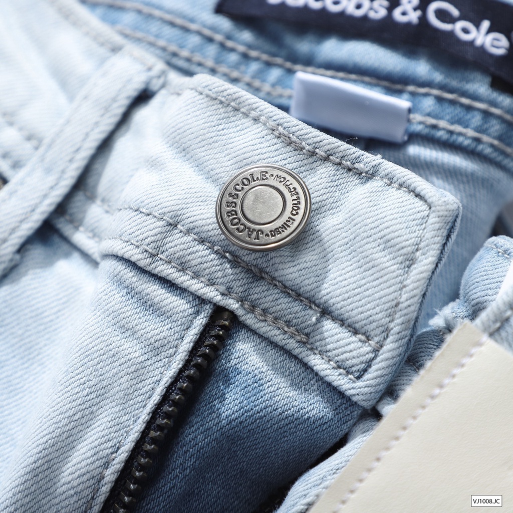 Quần jean dài nam màu wash xịn, quần bò nam,  thiết kế rách tua rua cá tính, bụi bặm