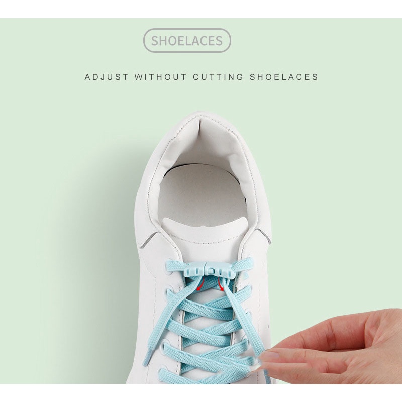 1 cặp dây giày sneaker KAYFIA co giãn, dẹt thông minh  phù hợp với giày thể thao nam nữ, trẻ em