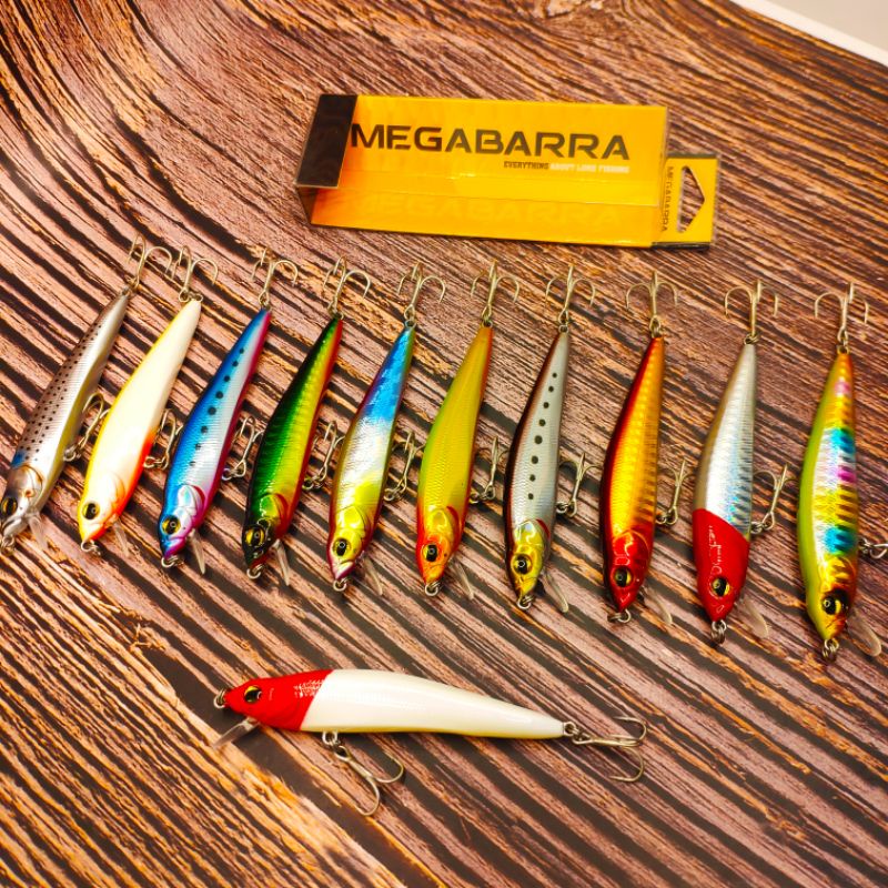 Mồi Câu Megabarra FX9 8.8g 90mm Floating Minnow