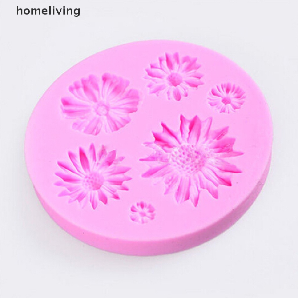 Khuôn Silicone Tạo Hình Hoa 3D Làm Bánh Kẹo DIY