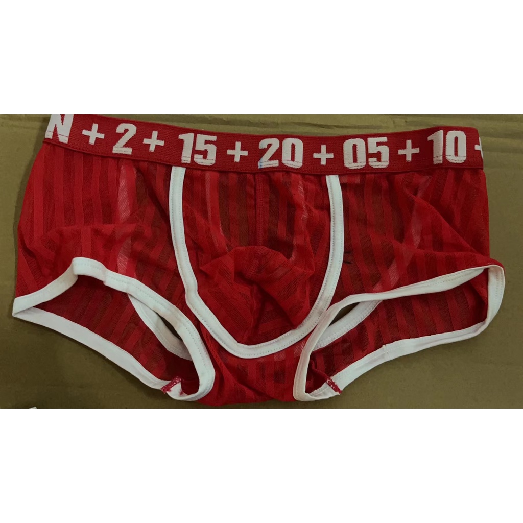 Quần đùi nam Boxer lưới thoáng khí thời trang thể thao