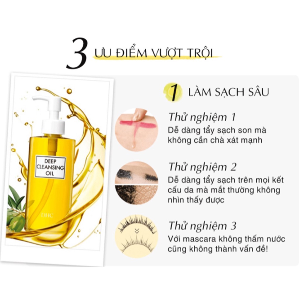 Dầu Tẩy Trang DHC Deep Cleansing Oil (70ml/120ml)