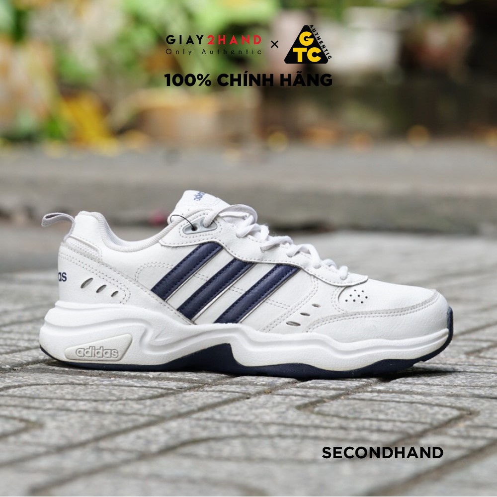 Giày Thể Thao ADIDAS NEO STRUTTER WHITE DARK BLUE EG2654 GIÀY CŨ CHÍNH HÃNG