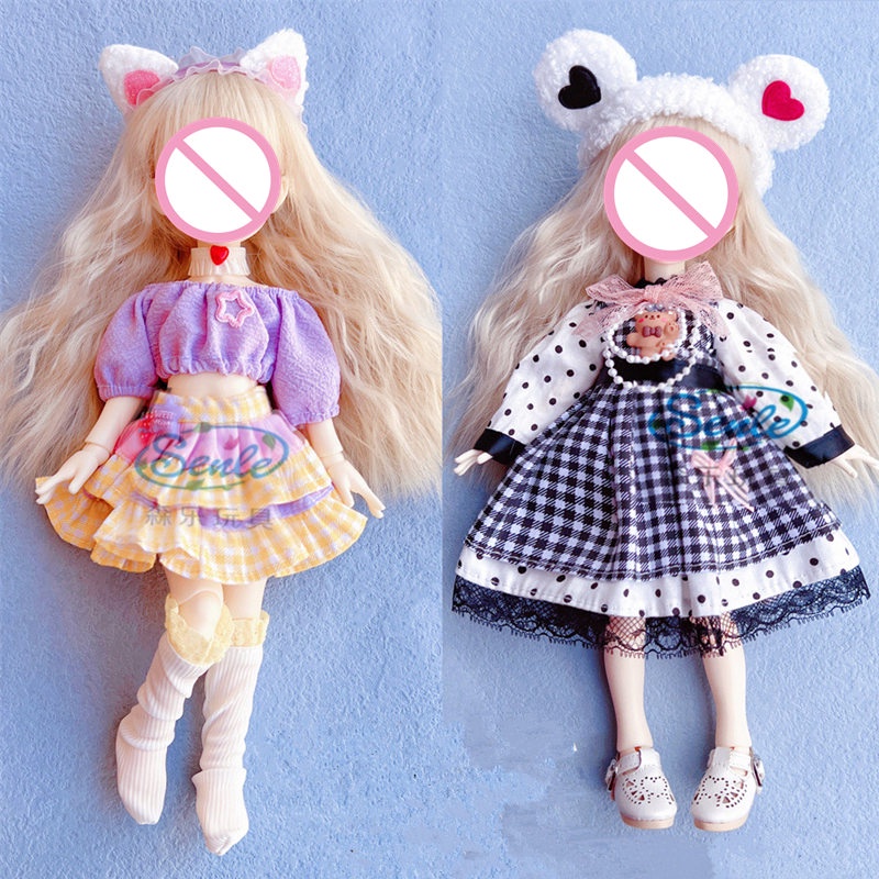 Bộ Quần Áo Thu Đông Cho Búp Bê 1 / 6 30cm