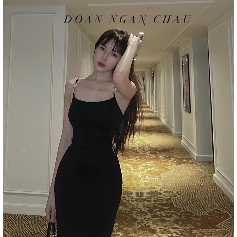 ĐẦM BODY 2 DÂY KHOÉT EO TÔN DÁNG