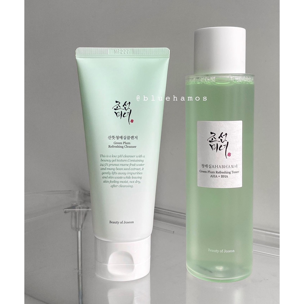 Nước cân bằng Beauty of Joseon GREEN PLUM REFRESHING TONER : AHA + BHA