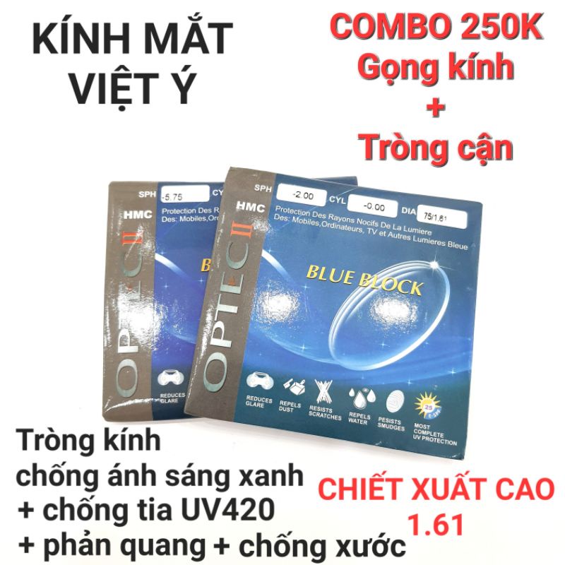 Tròng kính cận - Cắt mắt kính cận theo yêu cầu