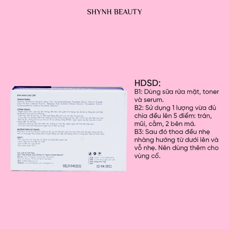 Kem Nám Cao Cấp Swhite