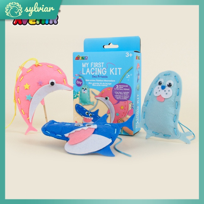 Bộ Dụng Cụ May Vá Thủ Công Hình Động Vật Hoạt Hình Cho Bé