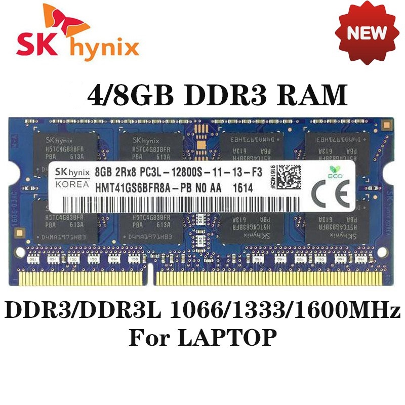 Ram Laptop Hynix 8GB DDR3 Bus 1600MHz PC3L - Hàng nhập khẩu mới | BigBuy360 - bigbuy360.vn