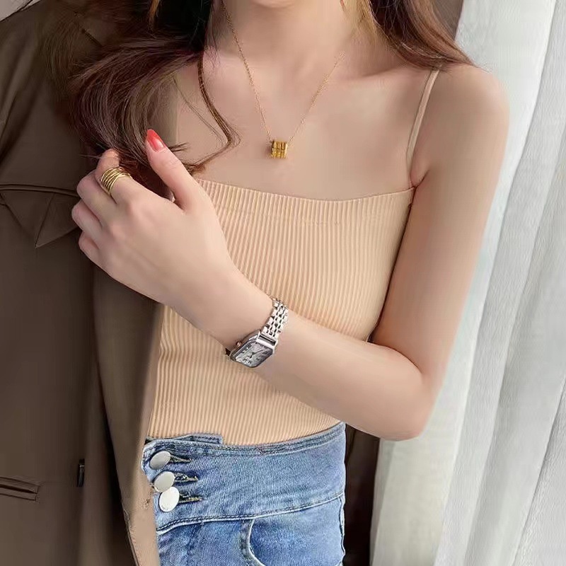 Áo Lót Tích Hợp Đệm Ngực Màu Trơn Lưng Đẹp Dành Cho Nữ