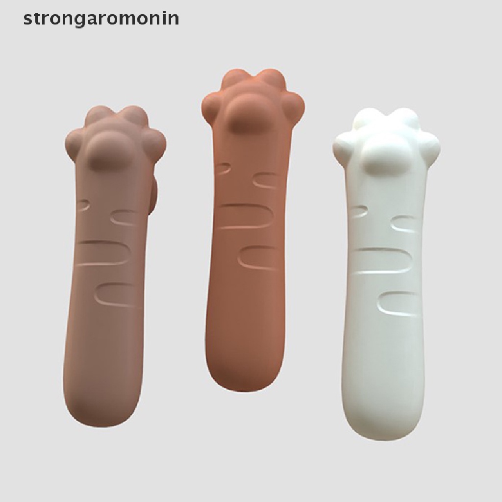 Đệm Silicone Bọc Tay Nắm Cửa Chống Va Chạm An Toàn Cho Bé Hình Bàn Chân Mèo