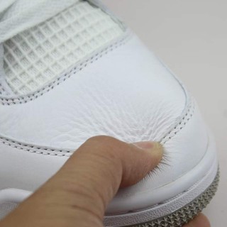 Giày sneaker air jordan 4 white/red/grey