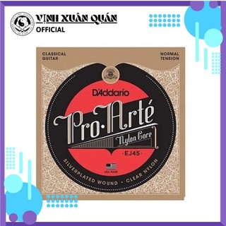 Dây d'addario guitar cổ điển pro arté ej45 - ej49 normal tension