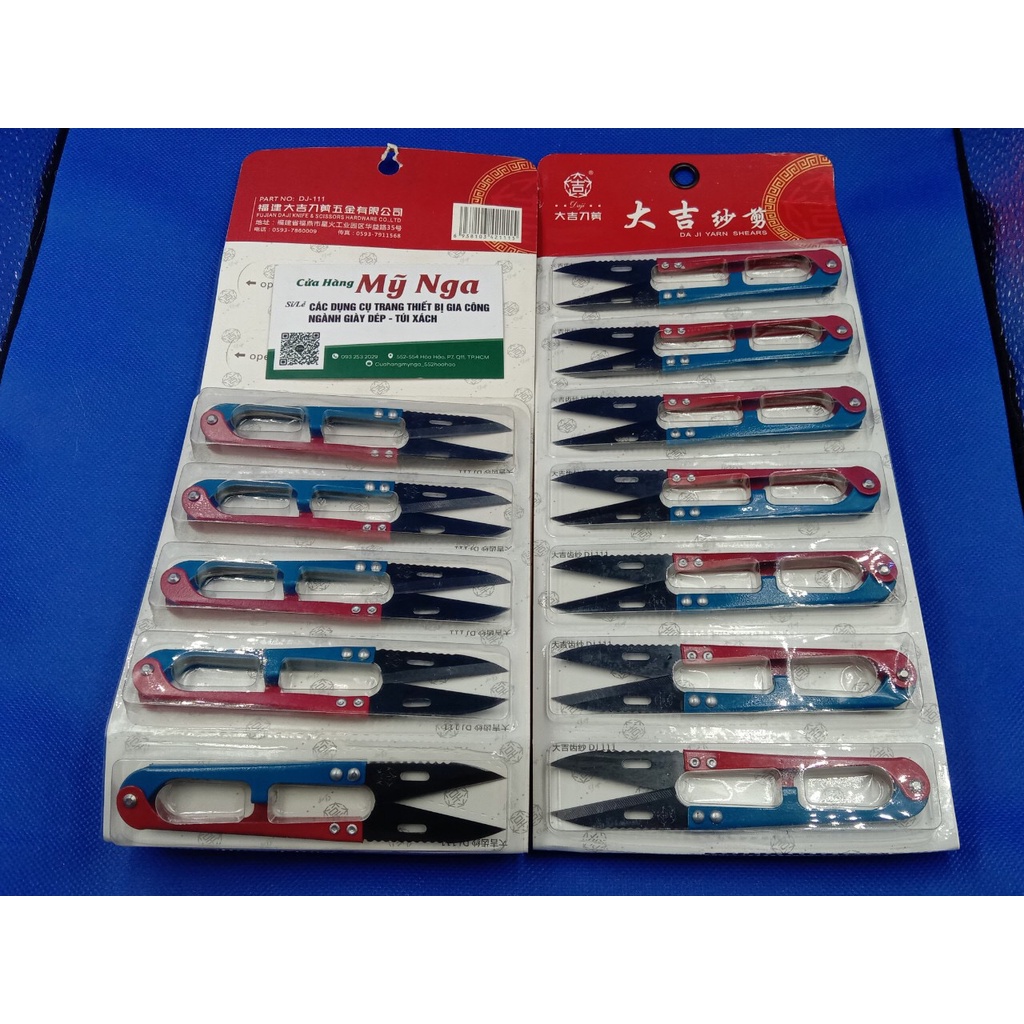 Kéo bấm chỉ DAJI 111 ( vĩ 12 cây ) có răng