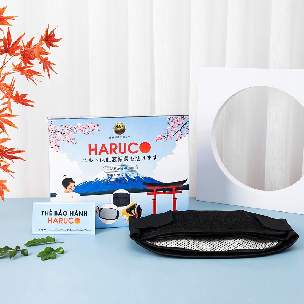 Đai Lưng Đá Nóng Haruco Giúp Giảm Đau Lưng Hiệu Quả
