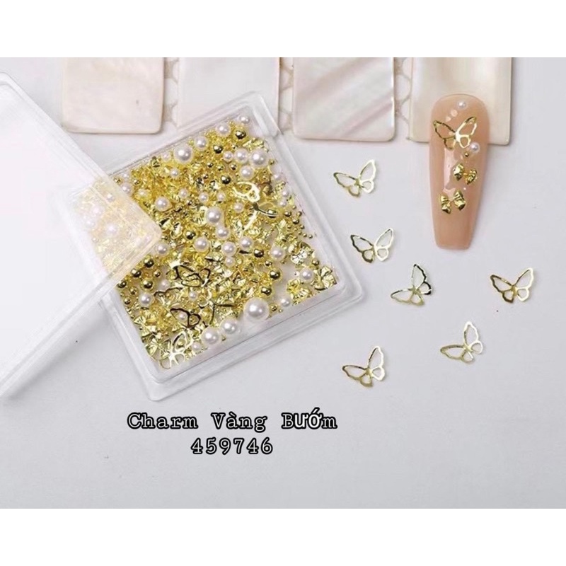 Charm mãu mới trang trí móng tay chân đẹp mắt