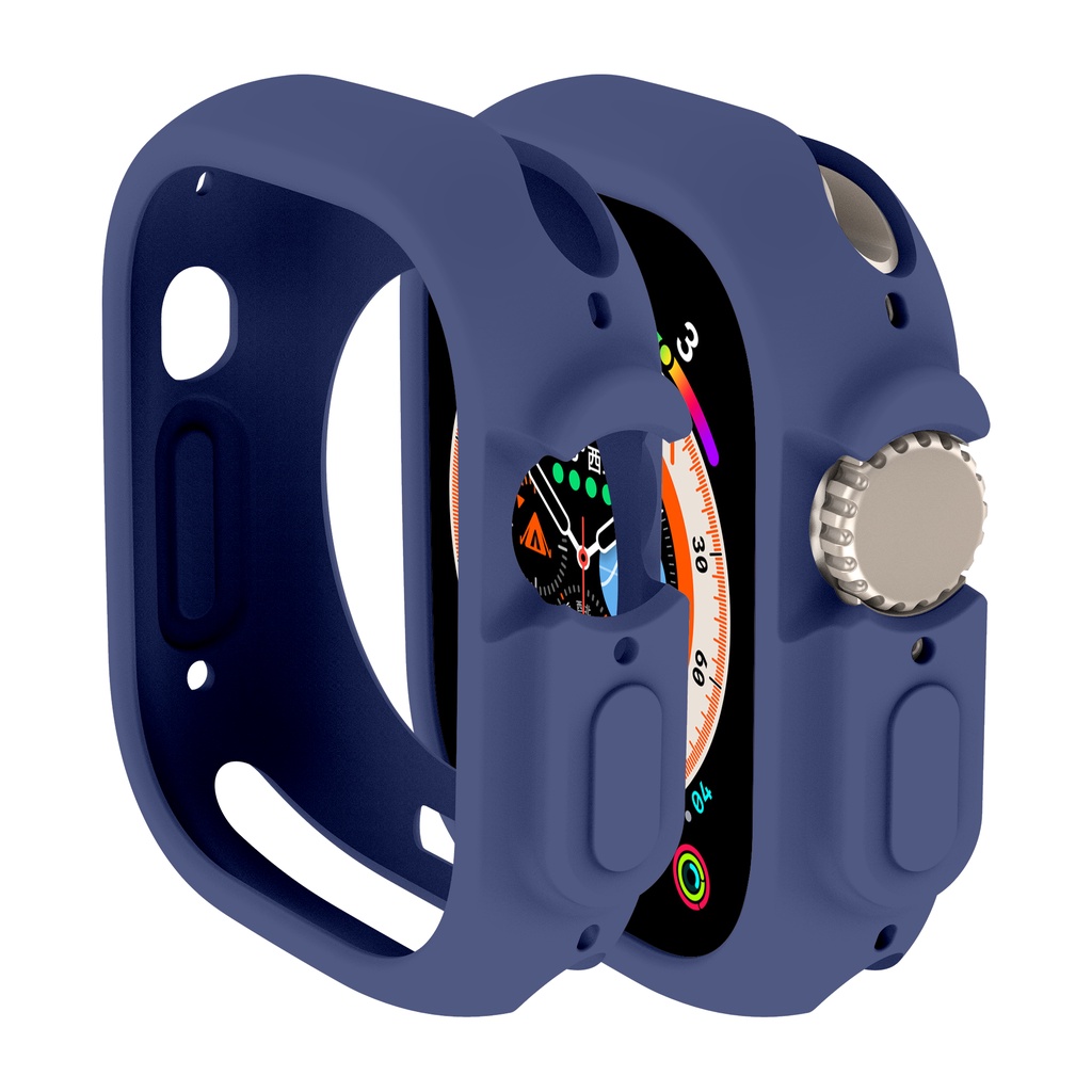 Ốp Điện Thoại Tpu Màu Kẹo 49mm Cho Iwatch Series 8 7 6 5 4 3 2 1 Ultra 49