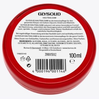 Kem nẻ Glysolid Hautbalsam chống nứt gót chân 100ml (nội địa Đức)